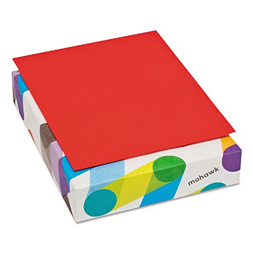 Mohawk Paper® BriteHue® Red 60 lb. Vellum Text 8.5x11 in. 500 Sheets per Ream